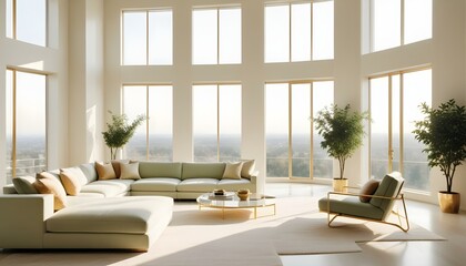 Photo interior modern design room 3d illustration