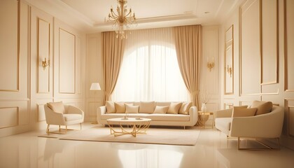 Photo interior modern design room 3d illustration