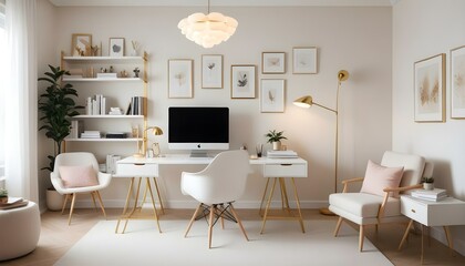 Photo interior modern design room 3d illustration