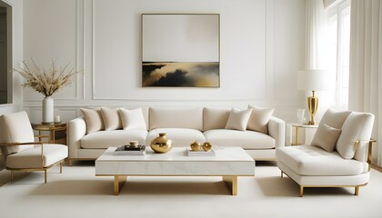 Photo interior modern design room 3d illustration
