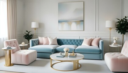 Photo interior modern design room 3d illustration
