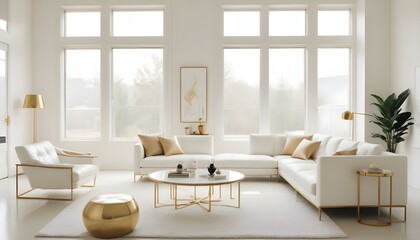 Fototapeta premium Photo interior modern design room 3d illustration