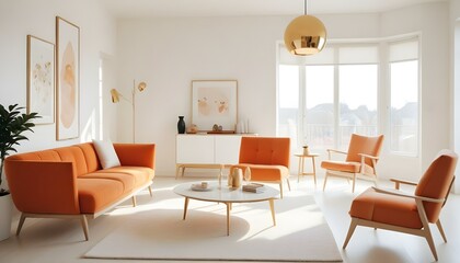 Photo interior modern design room 3d illustration