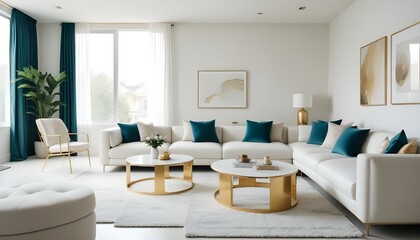 Photo interior modern design room 3d illustration