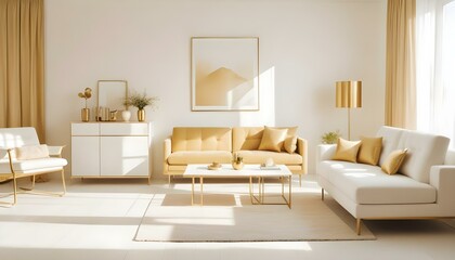 Photo interior modern design room 3d illustration