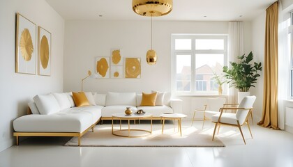 Photo interior modern design room 3d illustration