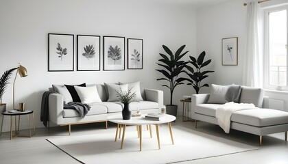 Photo interior modern design room 3d illustration