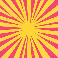 Fototapeta premium retro sunburst orange retro pink lines background