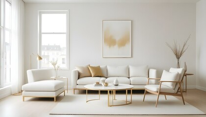 Photo interior modern design room 3d illustration
