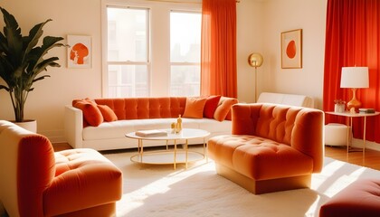 Photo interior modern design room 3d illustration