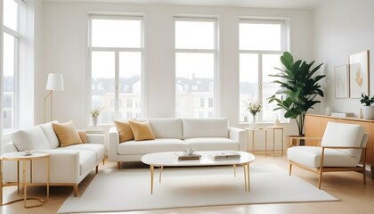 Fototapeta premium Photo interior modern design room 3d illustration