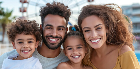 Fototapeta premium Cherishing Laughter and Love in a Family Gathering