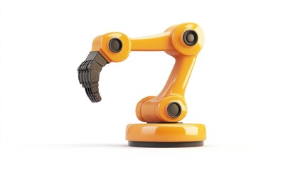 A robotic arm designed for automation and precision tasks in various industries.