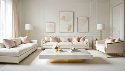 Photo interior modern design room 3d illustration