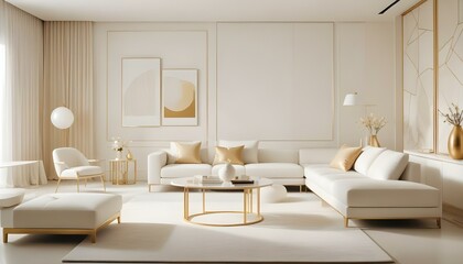 Photo interior modern design room 3d illustration