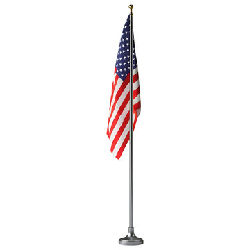 US flag with pole png USA flag png American flag with pole png flag of united states of america transparent background