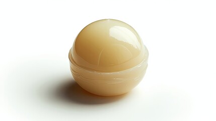 White background isolated lip balm