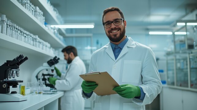 The Scientist in Laboratory Setting