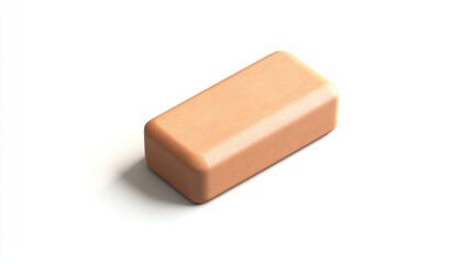 A smooth, rectangular bar resembling a soap or a similar product, with a light color.