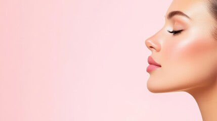 Naklejka premium Skin layers absorbing vitamin D from sunlight, glowing with health, natural beauty, skincare innovation