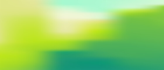 yellow green blue forest sky gradient background vector