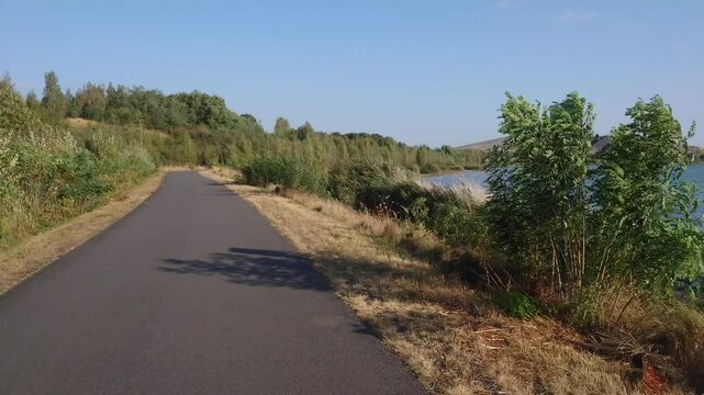 Der St&ouml;rmthaler See in der N&auml;he von Leipzig