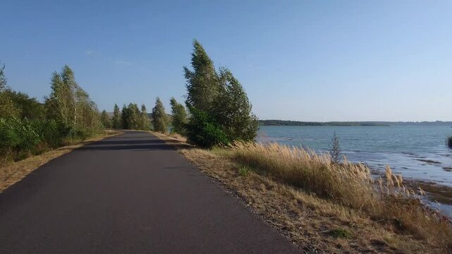 Der St&ouml;rmthaler See in der N&auml;he von Leipzig