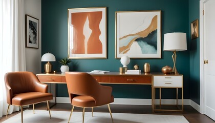 Photo interior modern design room 3d illustration