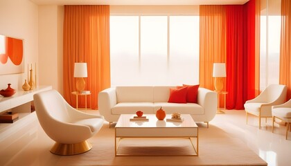 Photo interior modern design room 3d illustration