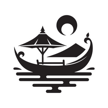 recommend clip art: Sampan Silhouette Vector Illustrations – Download High-Quality Graphics