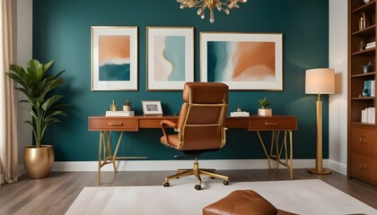 Photo interior modern design room 3d illustration