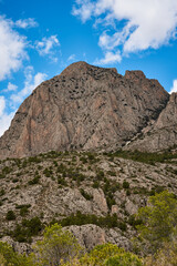 Puig Campana desde su base
