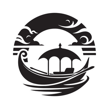 recommend clip art: Sampan Silhouette Vector Illustrations – Download High-Quality Graphics