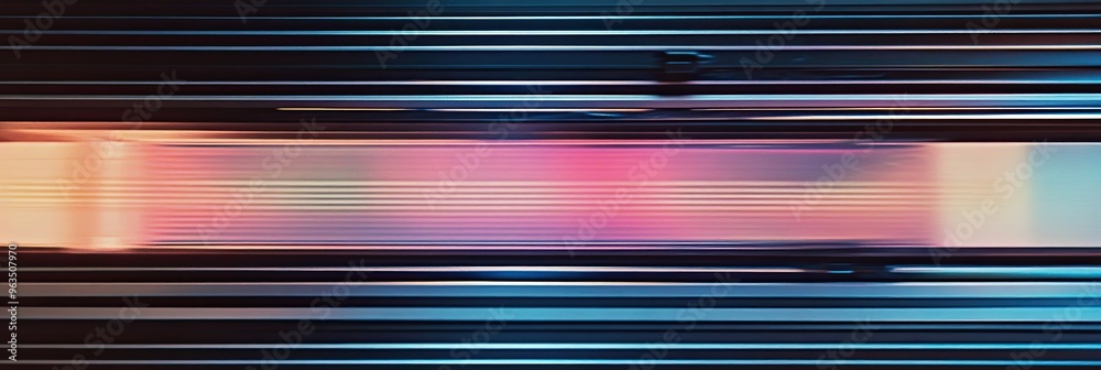 Poster Retro CCTV Background Featuring Multicolored Noise and Horizontal Lines for Digital Art and Design