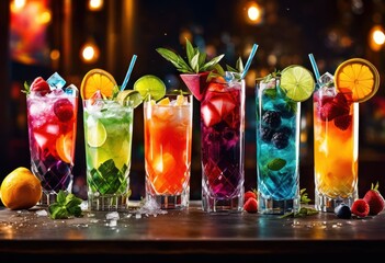vibrant beverage blends featuring bold flavor explosions colorful presentation inviting arrangements, drink, refreshment, taste, aroma, mix, concoction