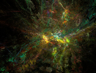 Imaginatory fractal abstract background Image