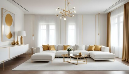 Photo interior modern design room 3d illustration