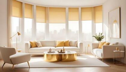 Fototapeta premium Photo interior modern design room 3d illustration