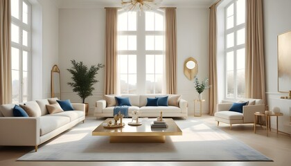 Photo interior modern design room 3d illustration