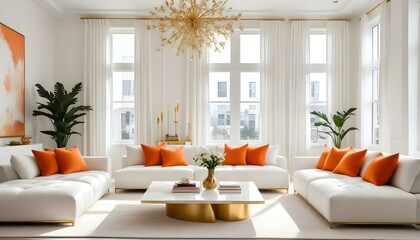 Photo interior modern design room 3d illustration