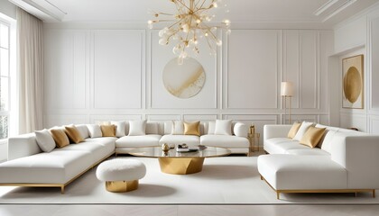 Photo interior modern design room 3d illustration