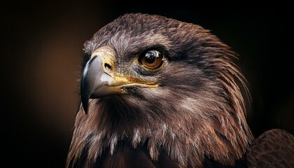 Fototapeta premium Golden Eagle Head Close-up