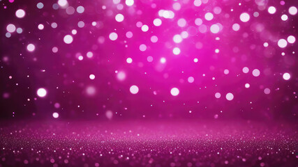 Fototapeta premium Beautiful luxury gold bokeh on defocused emerald rich magenta background.