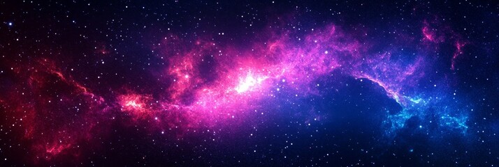 A vibrant and colorful nebula in space, showcasing the beauty of the cosmos. The image represents the vastness of the universe, the power of celestial bodies, and the mysteries of space exploration.