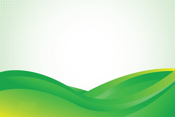 abstract green background with waves