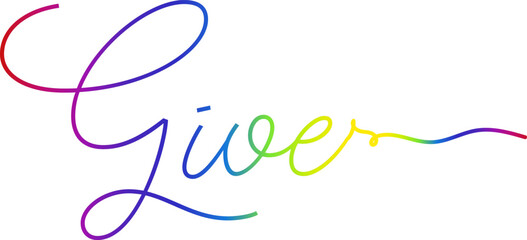 Give gradient text, gradient color text, Give vector 