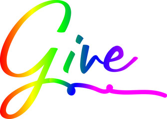 Give gradient text, gradient color text, Give vector 