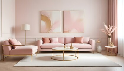 Photo interior modern design room 3d illustration