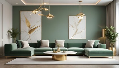 Photo interior modern design room 3d illustration