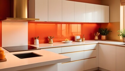 Fototapeta premium Photo interior modern design room 3d illustration